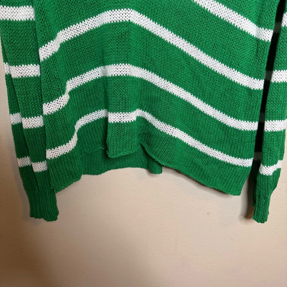 Wooden Ships Margot Striped V-Neck Sweater - Picture 7 of 10